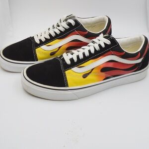Vans Flame Old SKOOL Sneakers for Men Size 9.5 Woman size 11